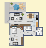 Ground plan Apartment B